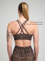 חזיית ספורט גב x מבד nero