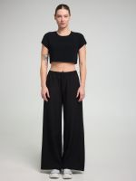 מכנס ניילון רחב