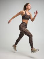 טייץ בגזרה גבוהה באורך ”25 מבד nero