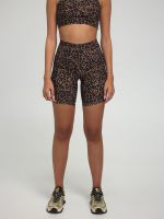 טייץ בייקר בגזרה גבוהה באורך ”8 מבד nero