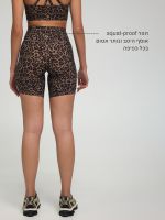 טייץ בייקר בגזרה גבוהה באורך ”8 מבד nero