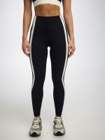 טייץ קולור בלוק אורך ”25 מבד nero