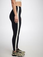 טייץ קולור בלוק אורך ”28 מבד nero