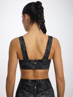 חזיית ספורט מחשוף ישר מבד nero