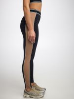 טייץ קולור בלוק אורך ”28 מבד nero