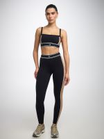 טייץ קולור בלוק אורך ”28 מבד nero