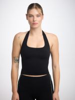 טופ קולר עם חזייה פנימית מבד ilios