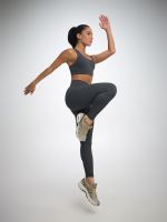 טייץ בגזרה גבוהה באורך ”25 מבד nero