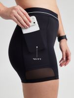 טייץ קצר עם כיסים באורך 5” מבד nero