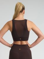חזיית ספורט Longline מאש מבד nero