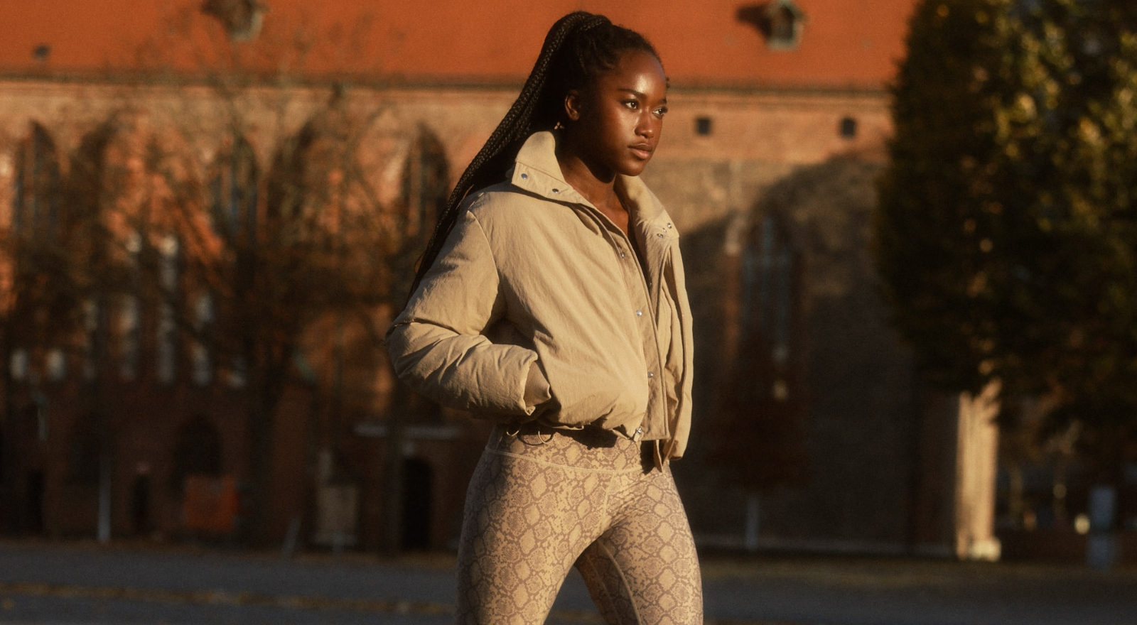 באנר פרסום תמונת אווירה סט מנוחש ומעיל בומבר