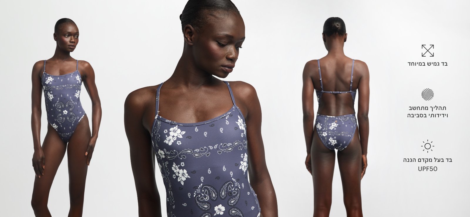 בד גמיש במיוחד, תהליך מתחשב וידידותי לסביבה, בד בעל מקדם הגנה UPF50