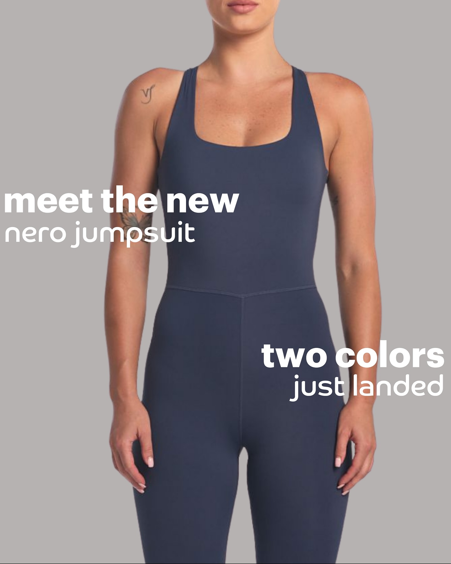 הכירי את אוברול nero החדש:
ספורטיבי, מחטב ומלא בסטייל גם לאימונים וגם להמשך יום הסידורים שלך. מבד קריר, אלסטי ומחטב, זורם עם כל תנועה ושומר על מראה אטום באימונים עצימים כמו חדר כושר, ריצה ואימונים פונקציונליים.

נחת הרגע באתר ובחנויות בכחול נייבי ושחור קלאסי!