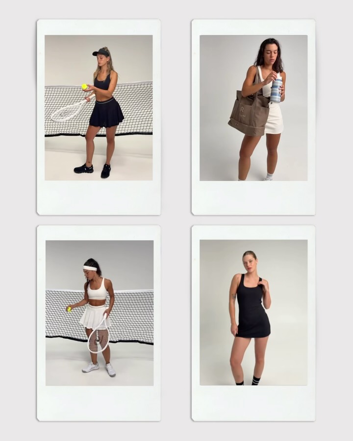 THE TENNIS EDIT.
Find your match.

חזיית ספורט מבד nero.
קיים בצבעים שחור ולבן 

חצאית עם טייץ פנימי מבד nero.
קיים בצבעים שחור ולבן 

שמלה בצבע לבן  עם טייץ מובנה מבד ilios.

שמלה בצבע שחור עם טייץ מובנה מבד ilios.