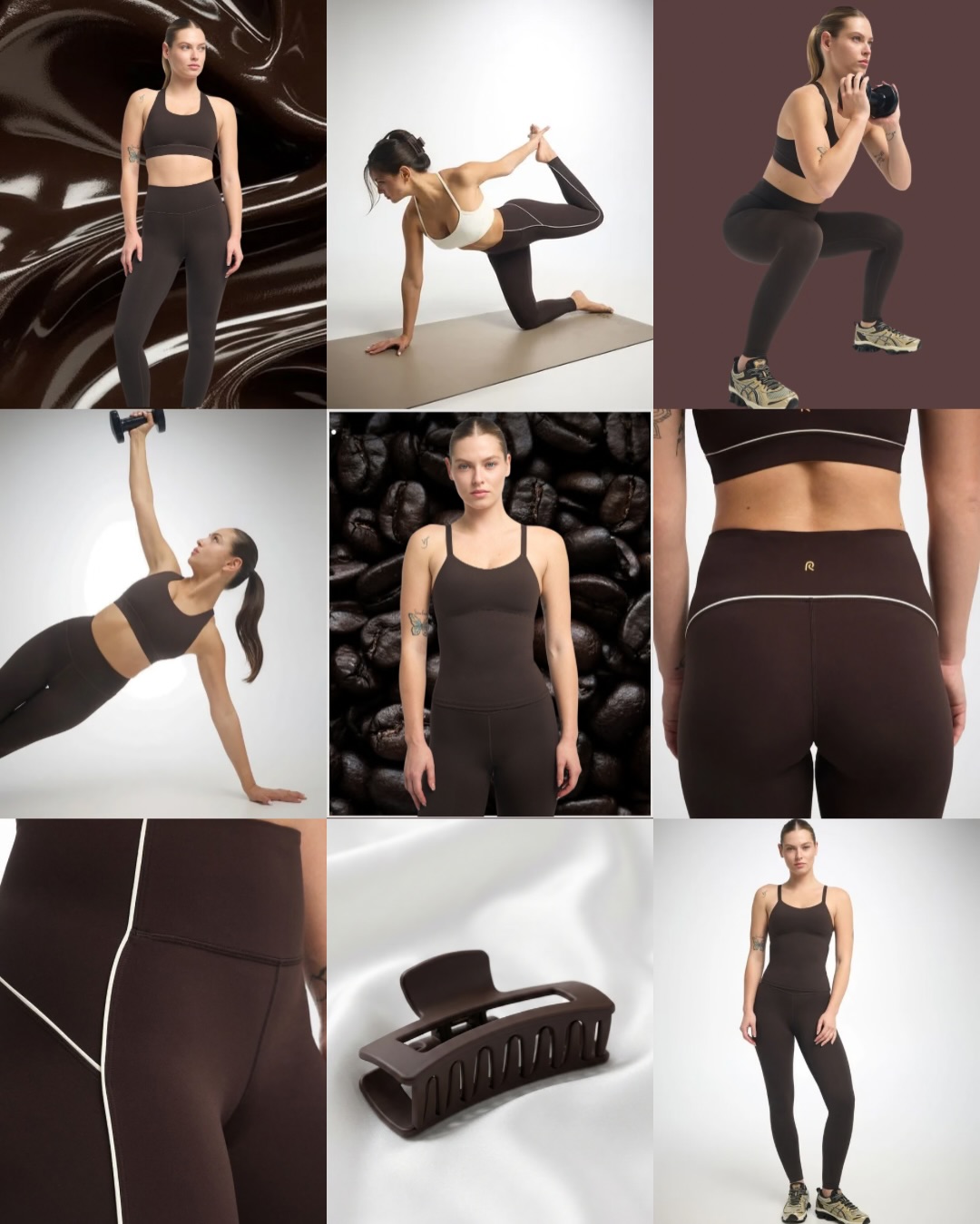 Ilios & Nero
in our new espresso color🤎
your new obsession for every workout.